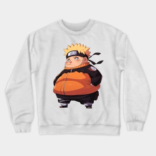 fat ninja Crewneck Sweatshirt